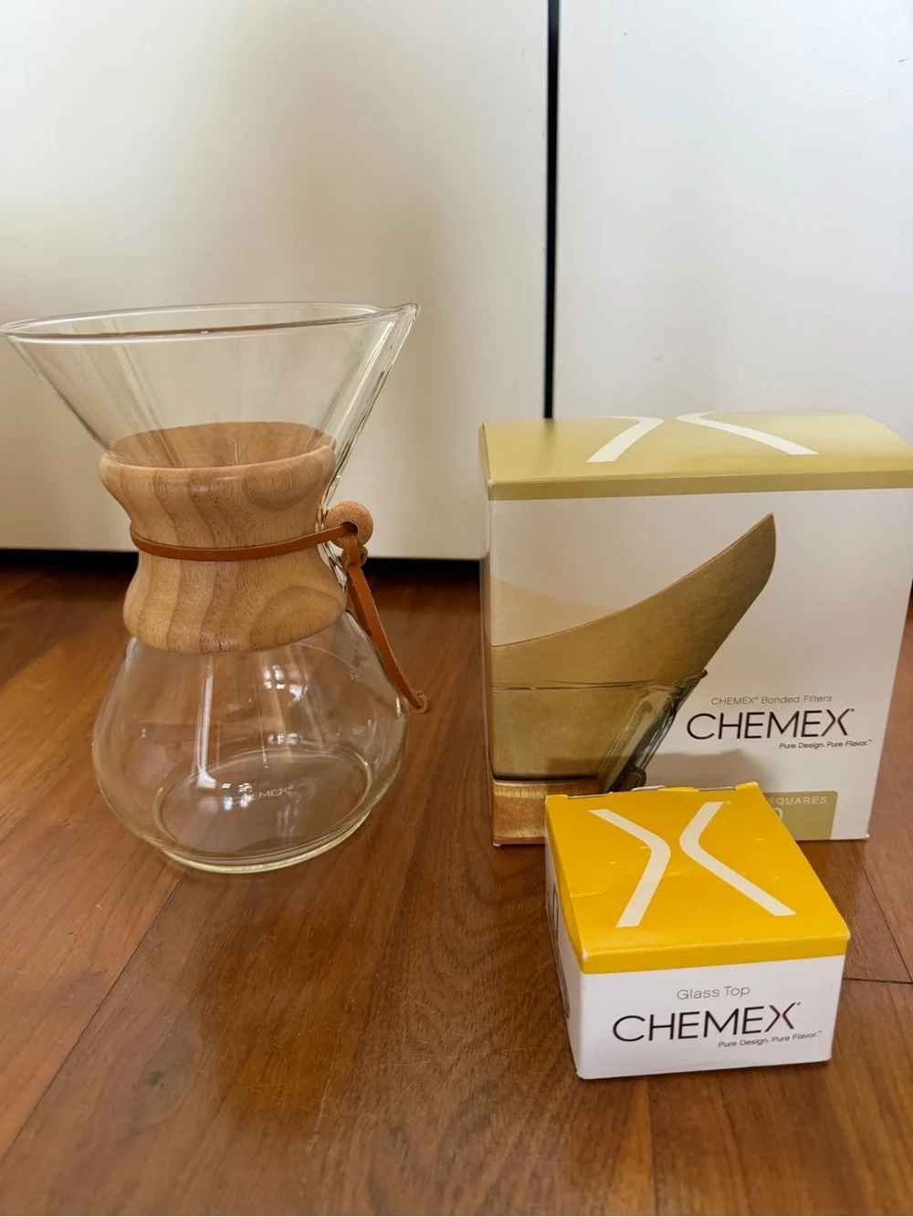 Chemex with filters and lid - NWOT